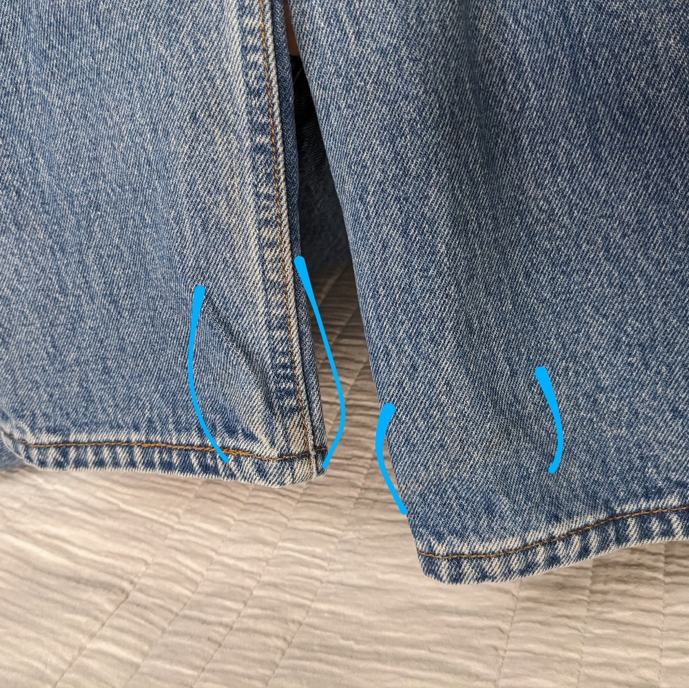 Levi's Vintage 501 Straight Leg Jeans 90s - Picture 9 of 16